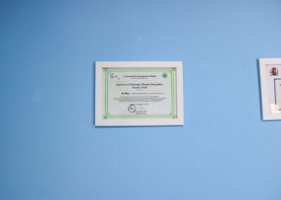 certificacion de fisioterapia en tres cantos